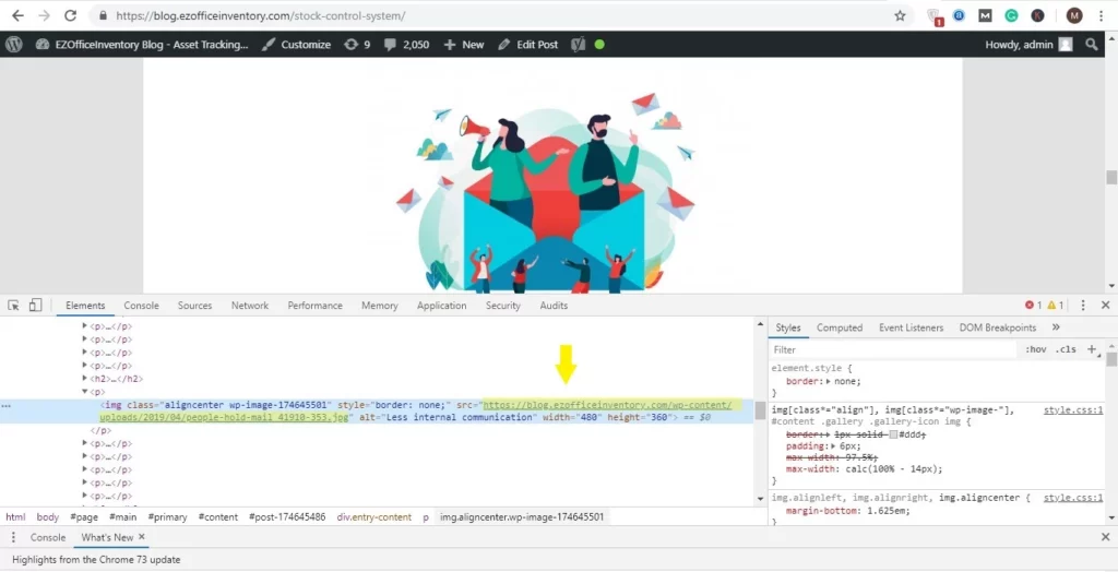 How do I import images and documents in EZO when importing from Excel