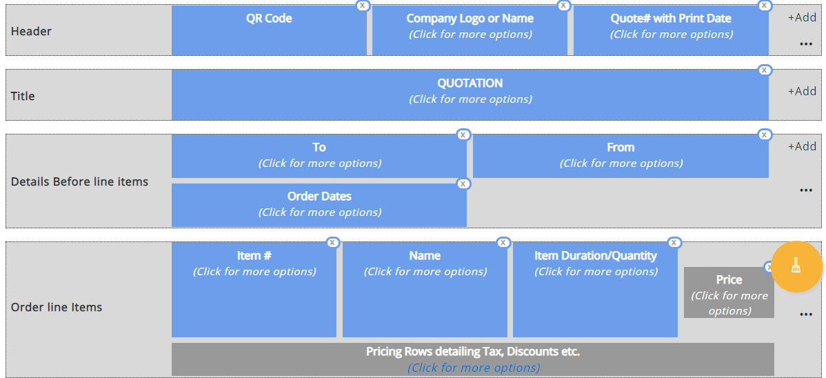 customize template