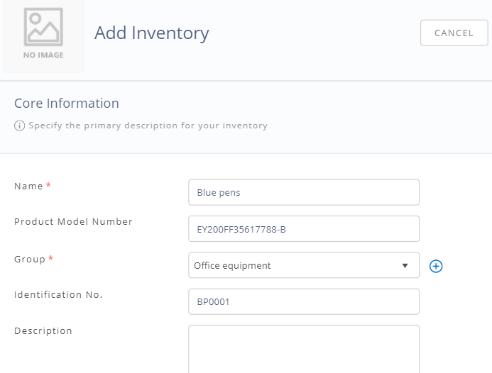 1. Add inventory