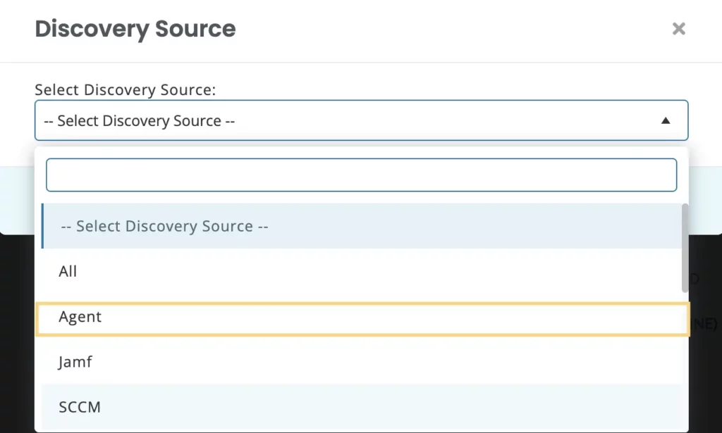 discovery source agent