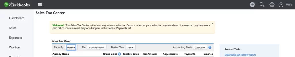 Old-sales-tax-center