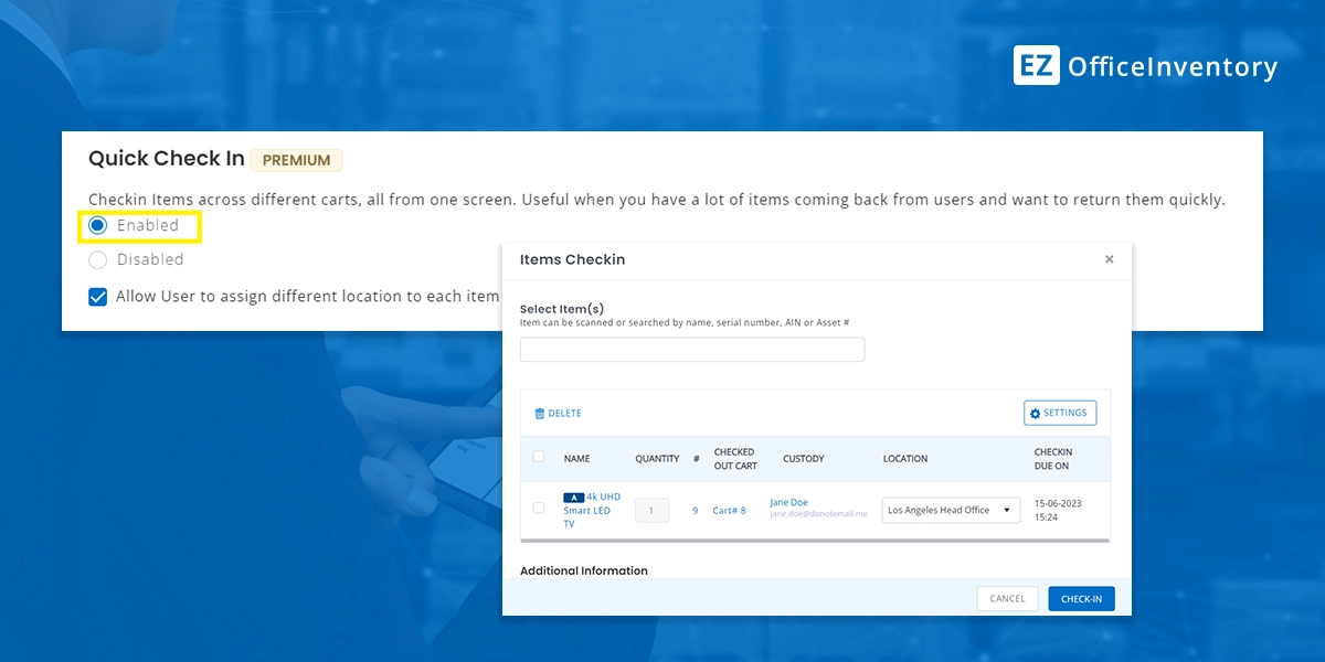 [How-to] Use Quick Check-in with EZO Featured Image