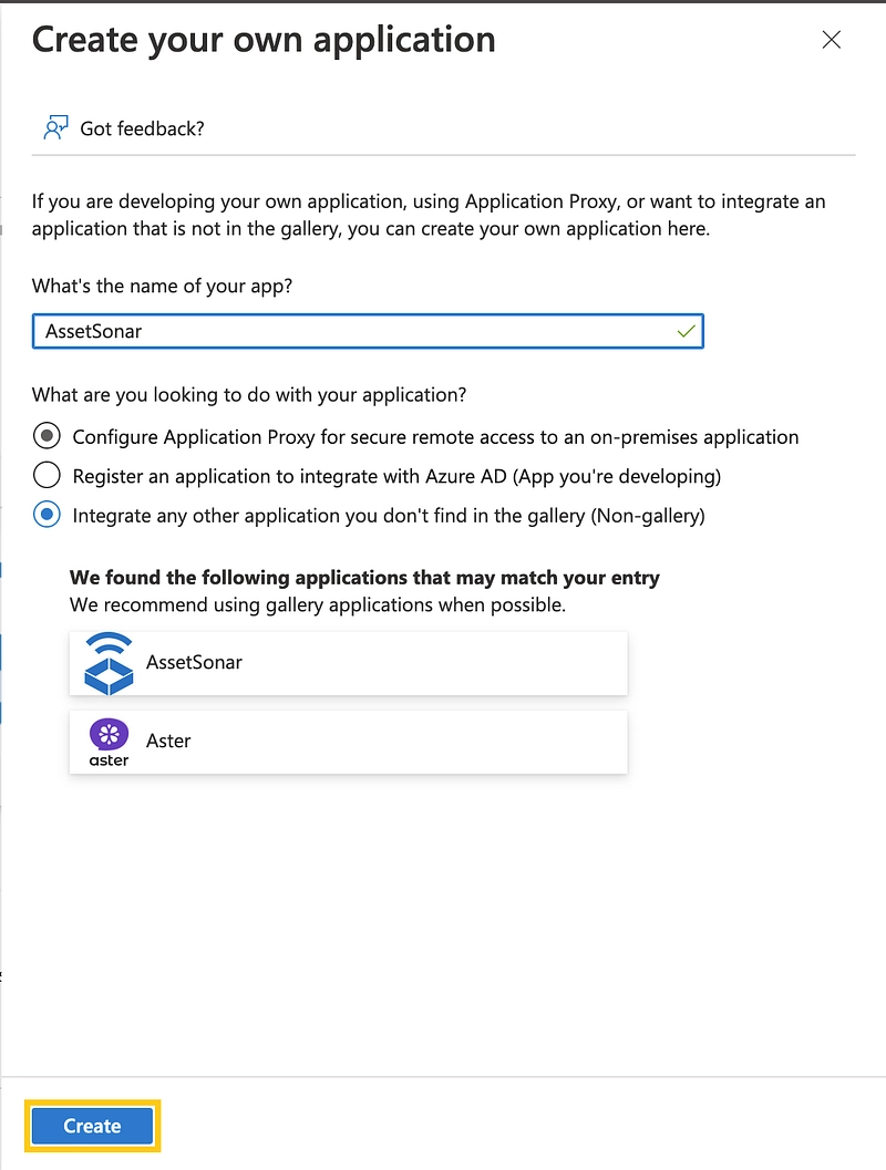 create your own app