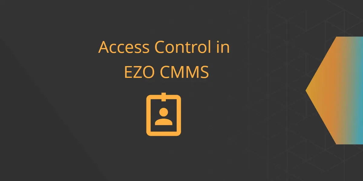 access control in ezo cmms