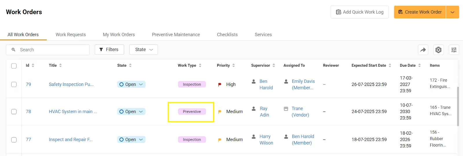create work orders (1)