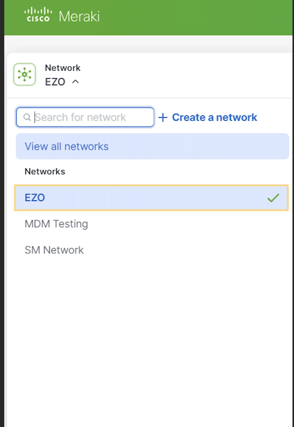choose EZO network