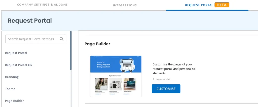 custom page builder