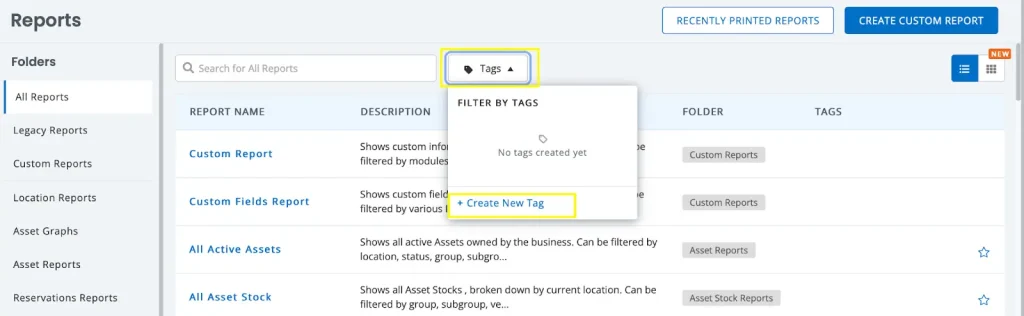 manage tags