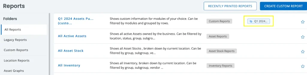 listings page