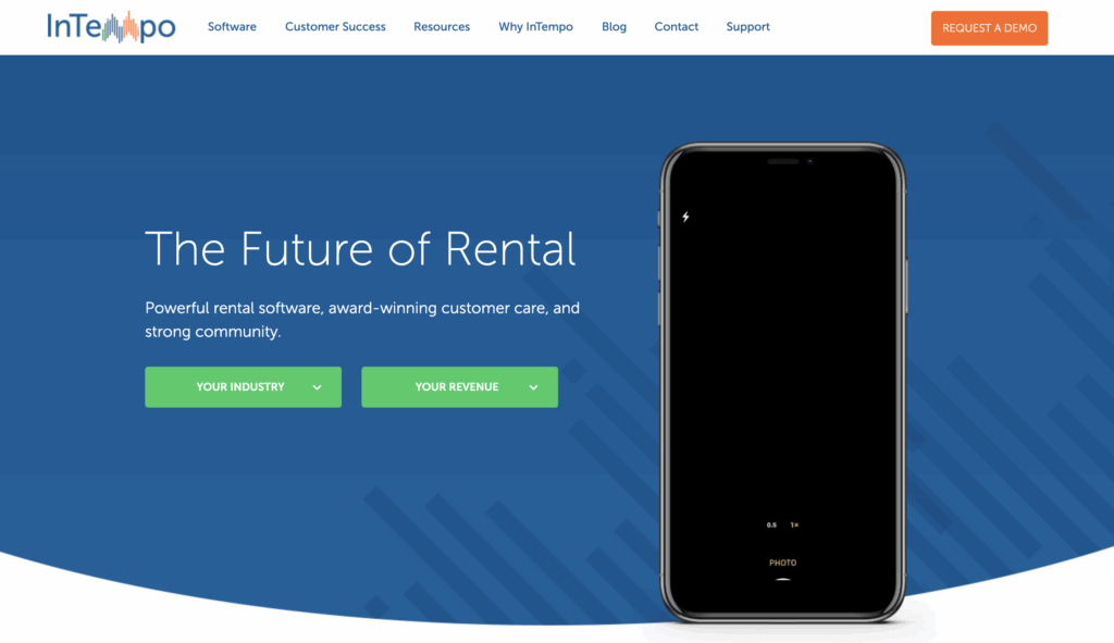 InTempo homepage