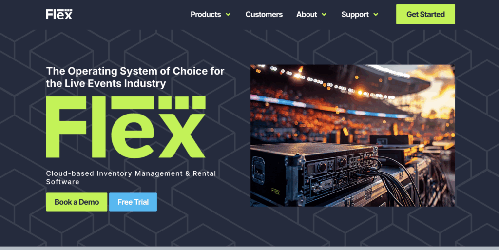 Flex rental solutions homepage