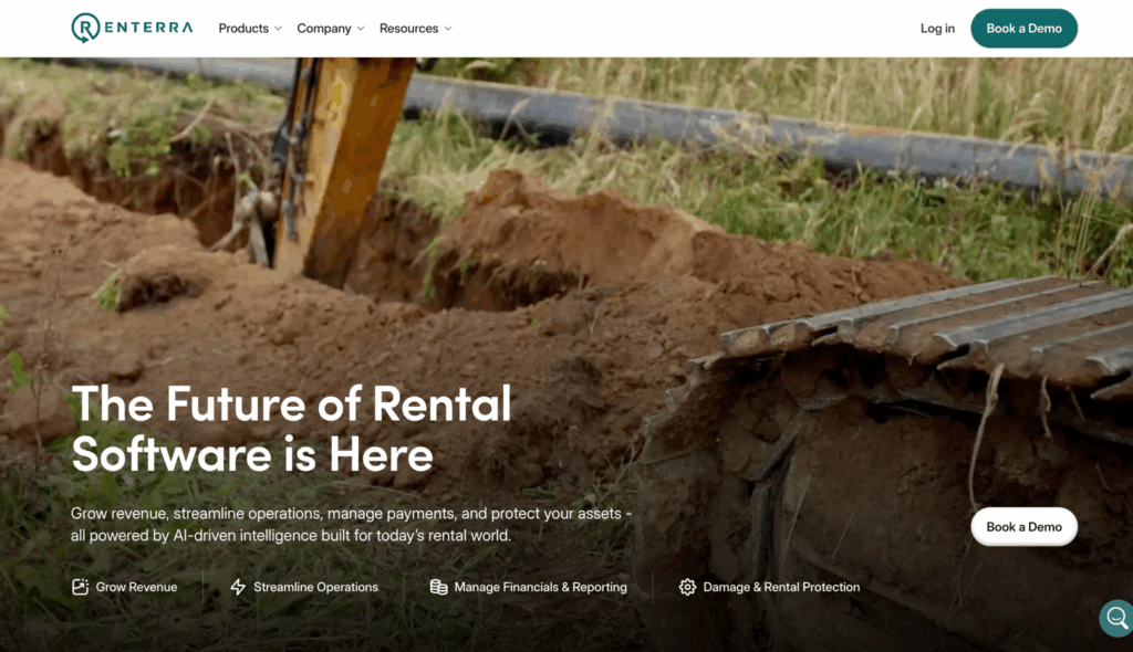 Renterra homepage