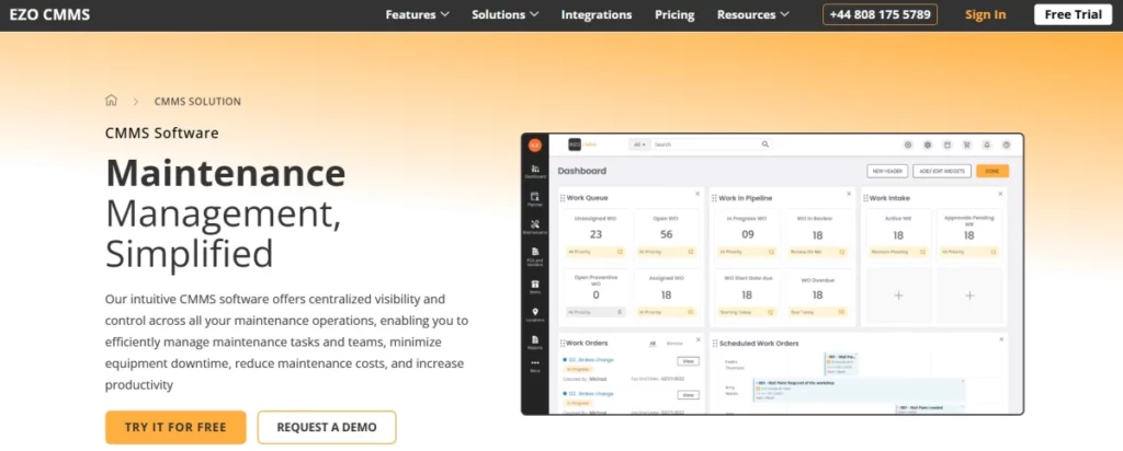 ezo cmms cover