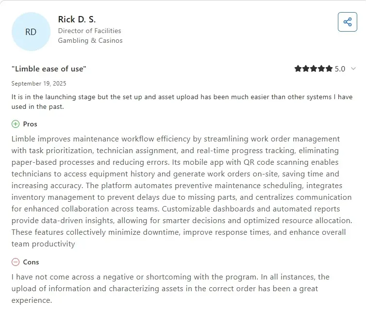 Limble-Capterra-review