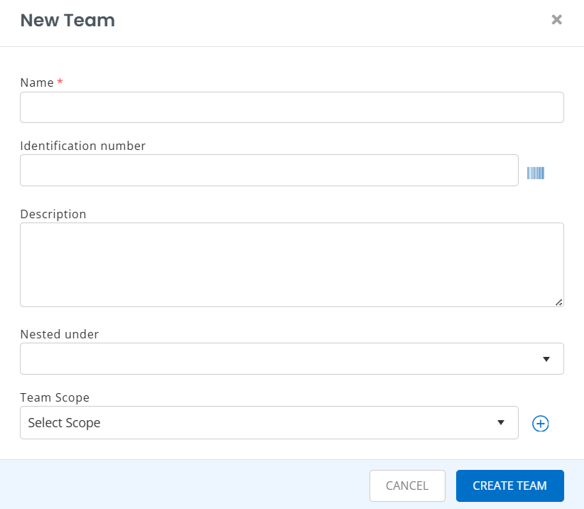 Create a Team