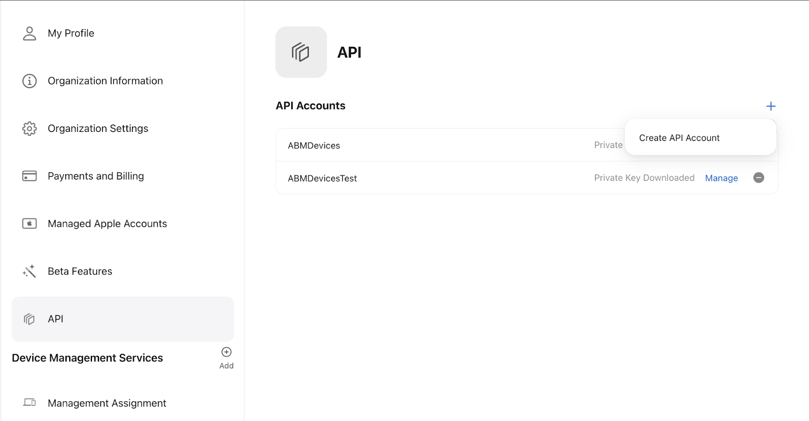 Pre-requisites: Generate Credentials in Apple Business Manager 3