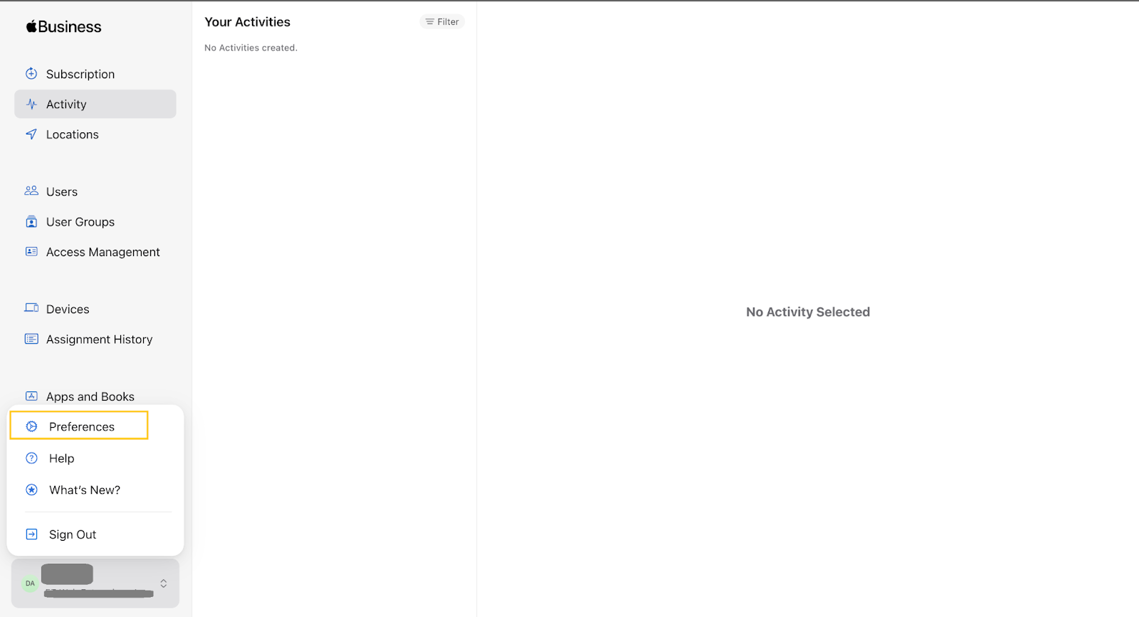 Pre-requisites: Generate Credentials in Apple Business Manager 1