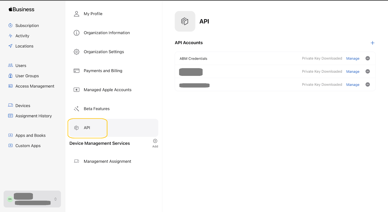 Pre-requisites: Generate Credentials in Apple Business Manager 2