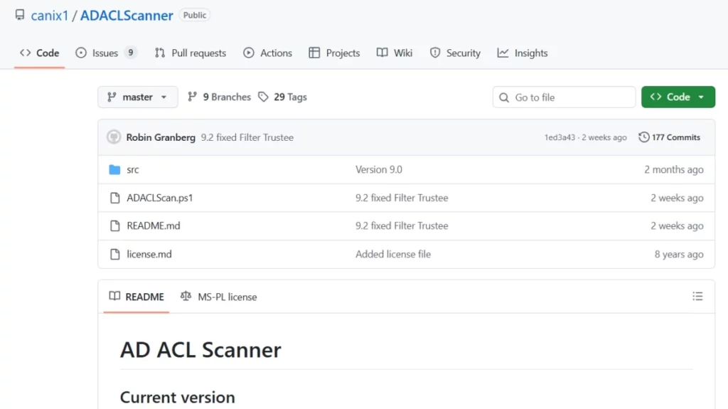 AD ACL Scanner