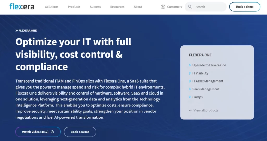 Flexera one audit trail and compliance reporting