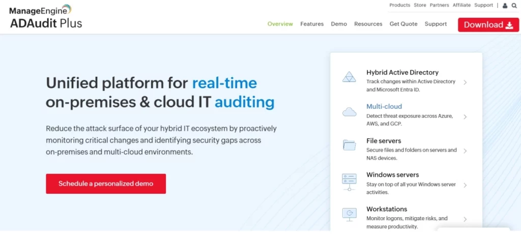 ManageEngine ADAudit Plus
