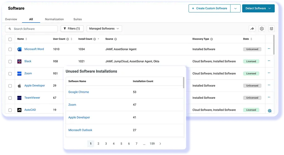 <h3>Software Asset Management</h3>