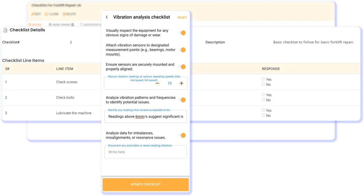 <h3>AI-Assisted Checklists </h3>