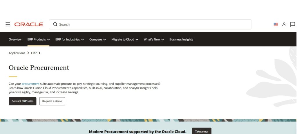 Oracle Procurement Cloud (Supplier Management)