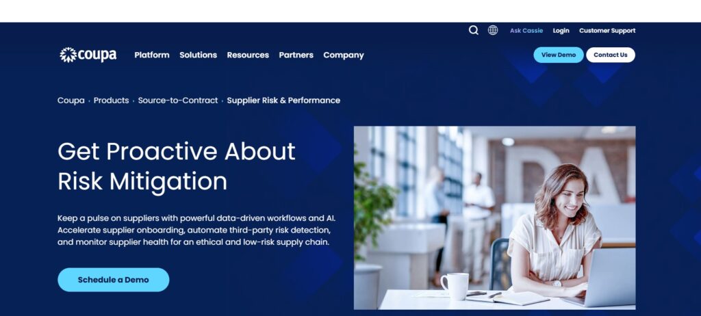 Coupa vendor management