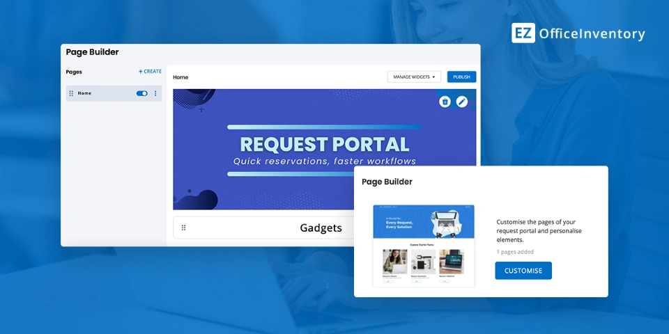 Page Builder Request Portal