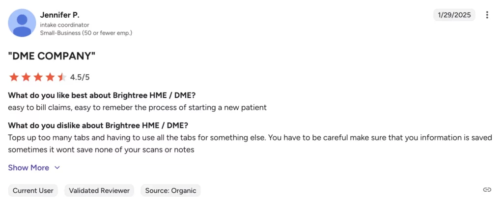 Brightree G2 review.