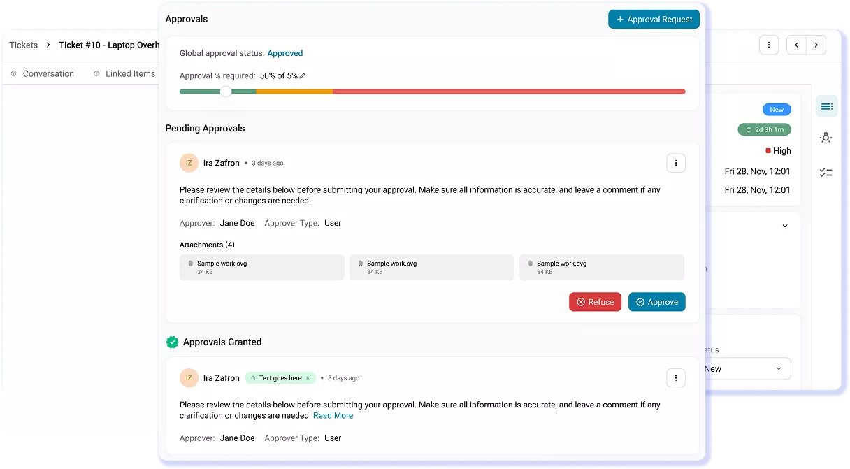 <h3>Multi-step Approvals </h3>