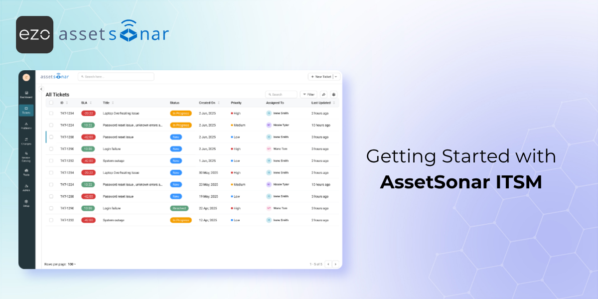 Getting Started with AssetSonar ITSM: A Step-by-Step Guide to Launching Your Service Desk