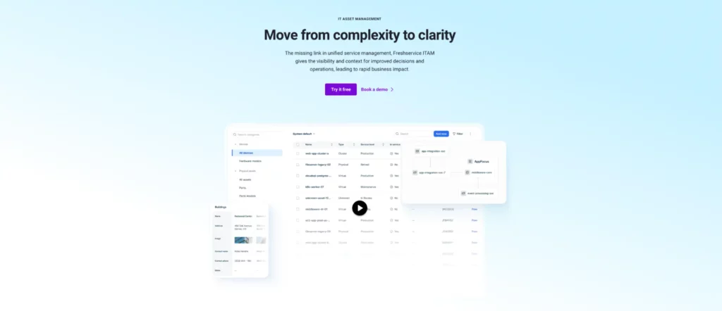 Freshservice UI