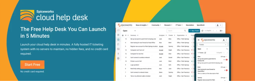 Spiceworks UI
