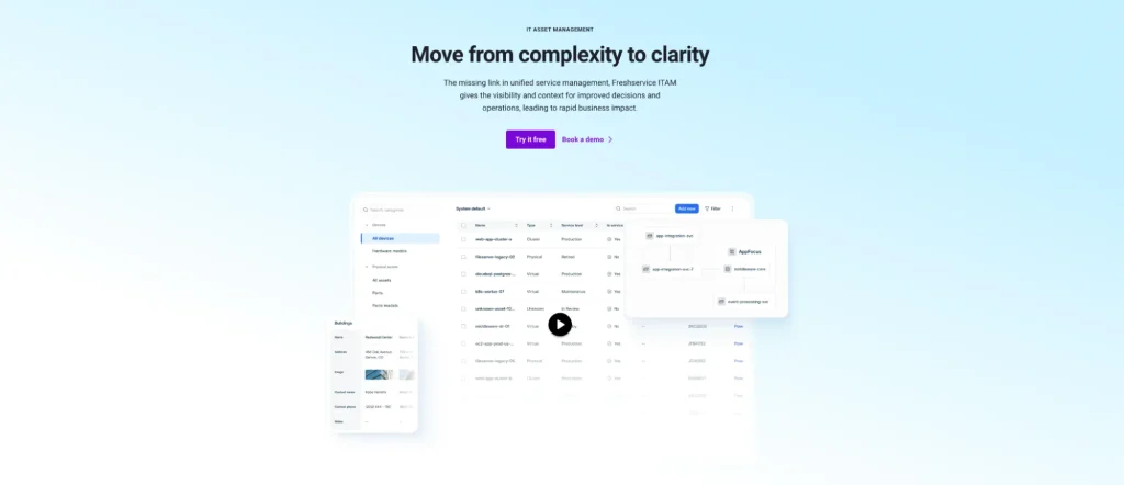 Freshservice UI