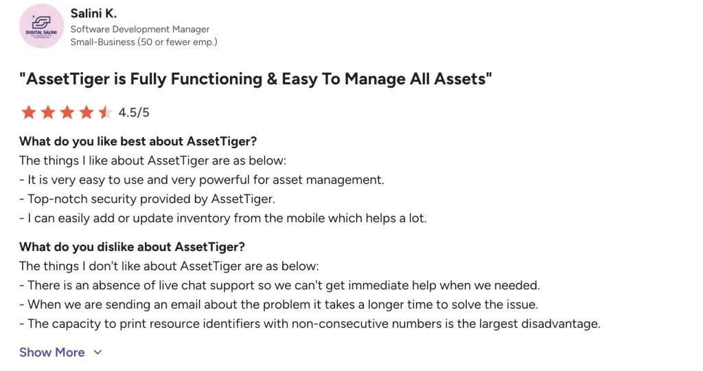 asset tiger reviews