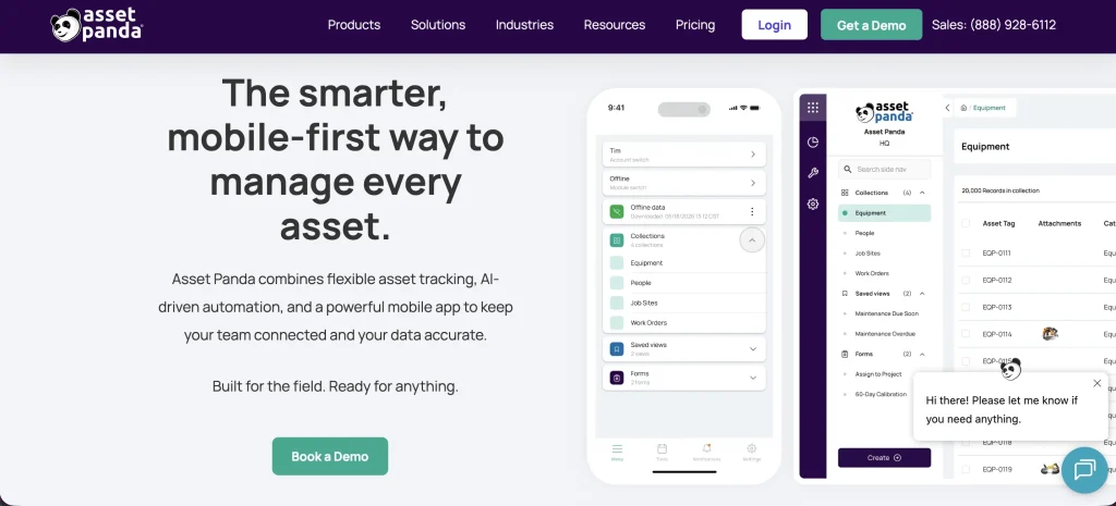 asset panda homepage