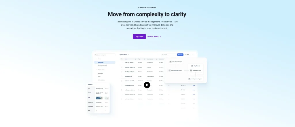 Freshservice UI