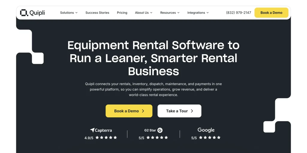 Quipli’s homepage.
