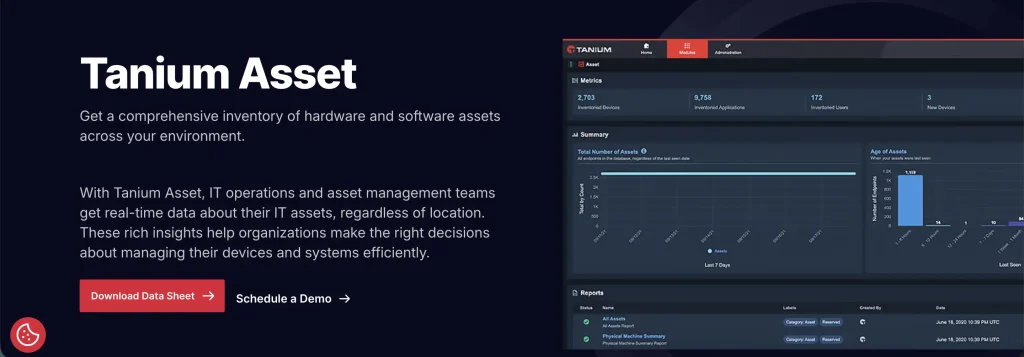 Tanium Asset UI