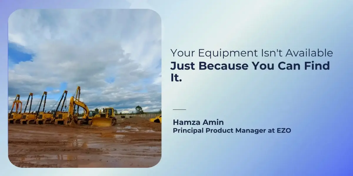 Your Equipment Isn’t Available Just Because You Can Find It hamza amin