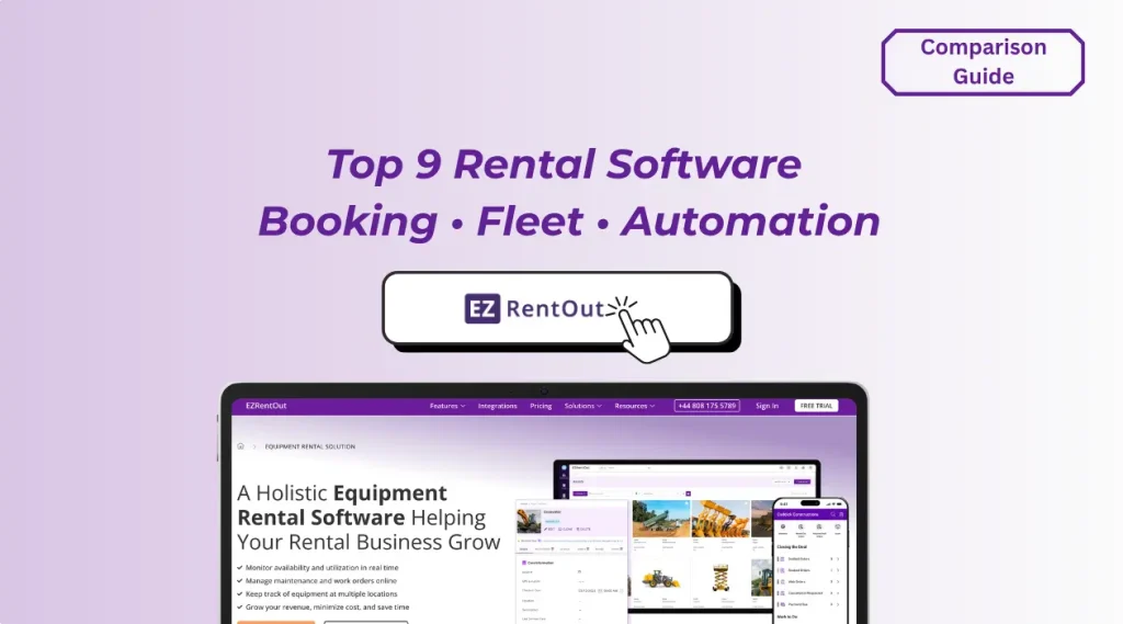 9 Best Equipment Rental Booking, Fleet, and Automation Software Featured Image