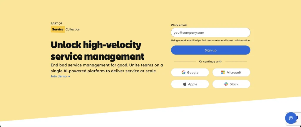Jira Service Management UI