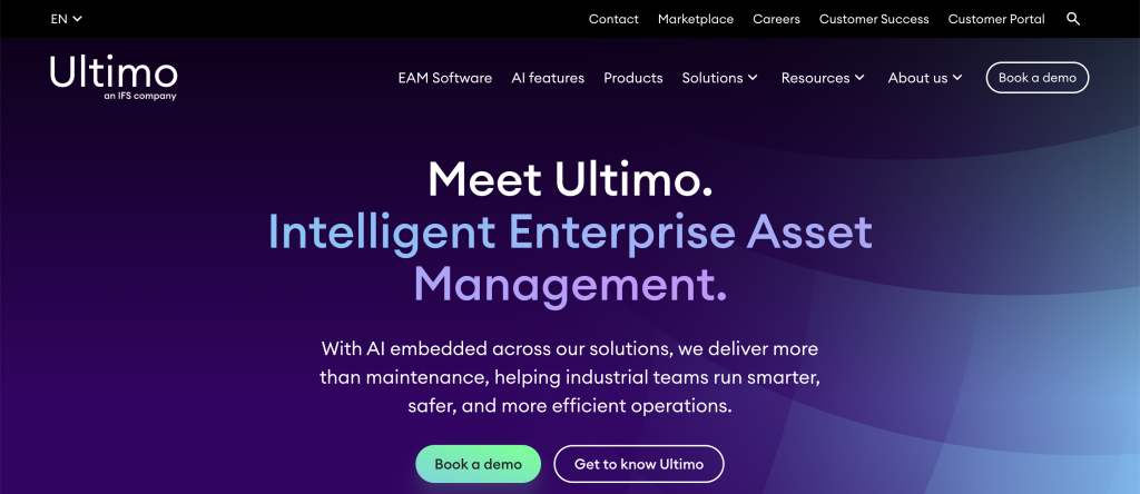 IFS Ultimo homepage
