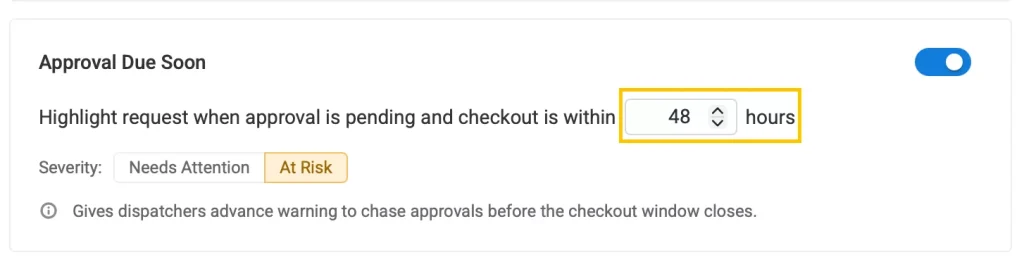 Configure Zoe Insights pop-up showing the frequency threshold.