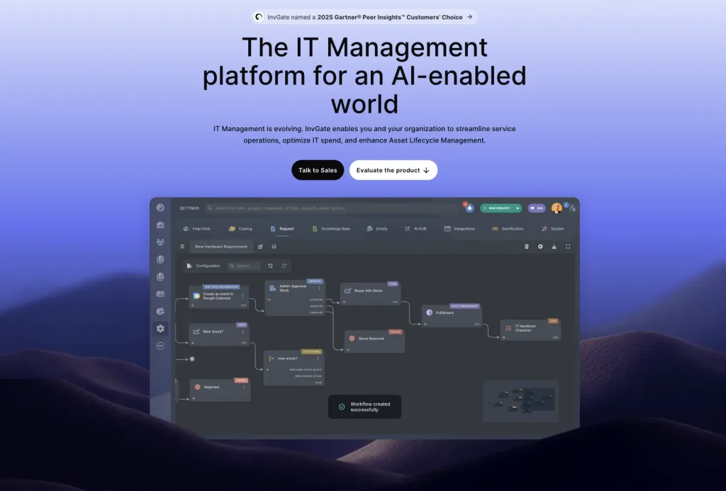 InvGate UI