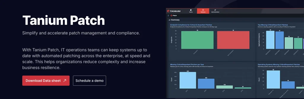 Tanium Patch UI